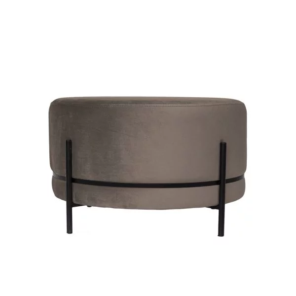 DOME DECO BABA STOOL ON STAND - PARIS VELVET M